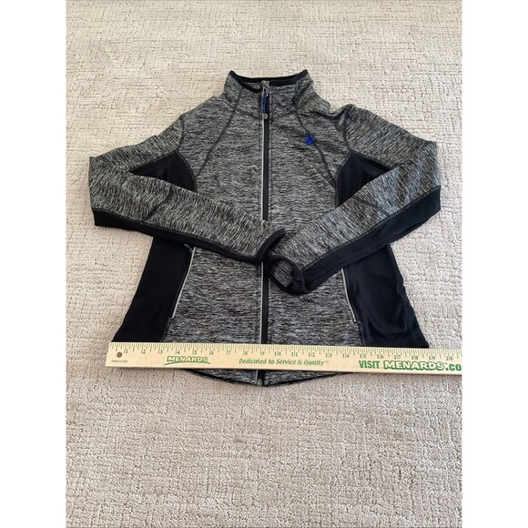Tangerine Women's Activewear Jacket Full Zip Collared Heathered Gray Size M. EUC - Picture 1 of 9